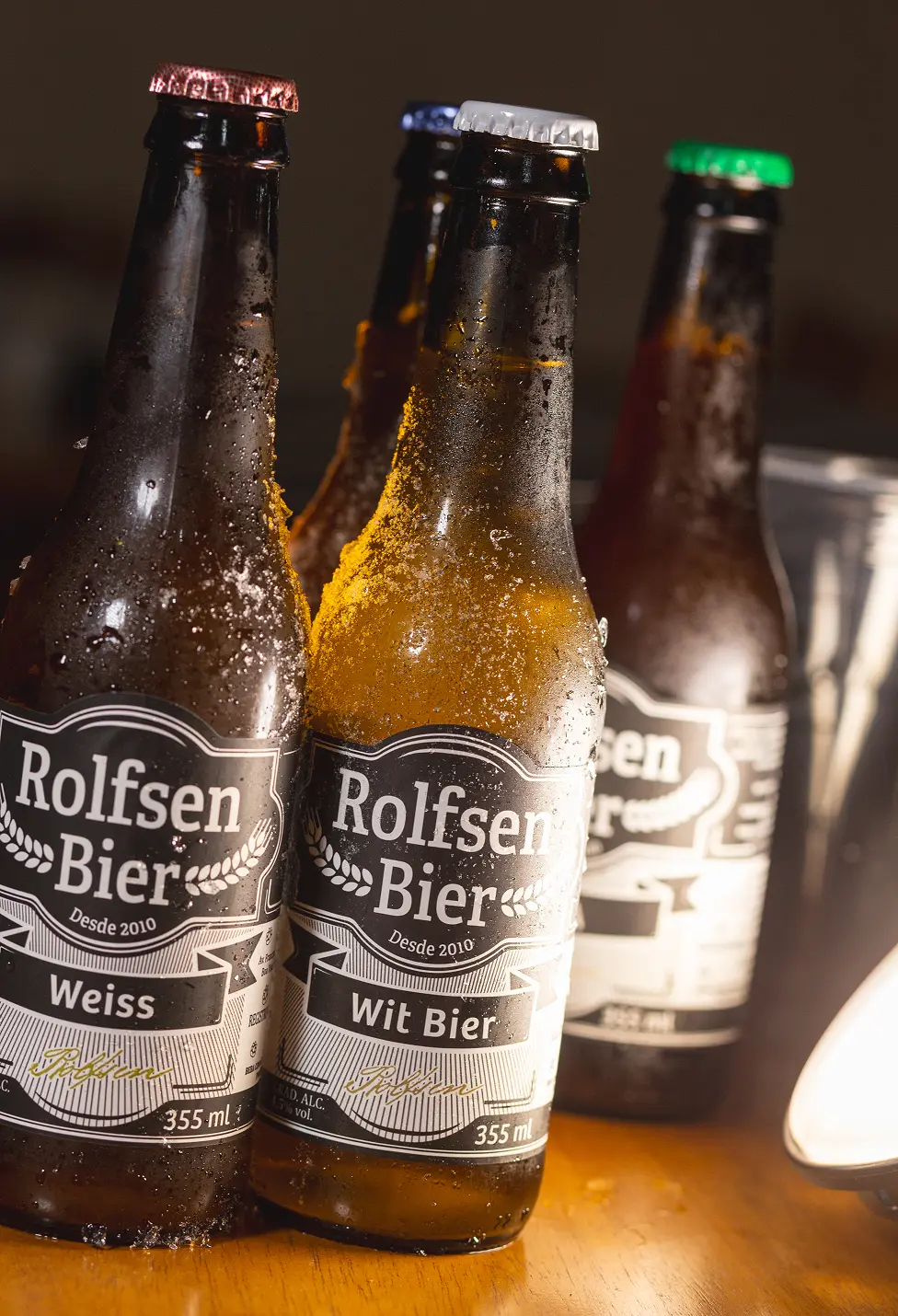 Rolfsen beer bottle labels